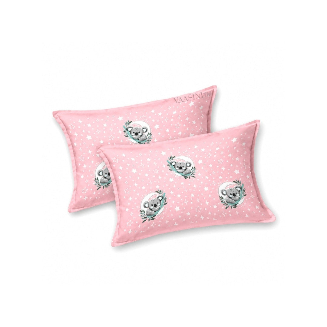 Space Astronaut Blush Pink Kids Bedsheet