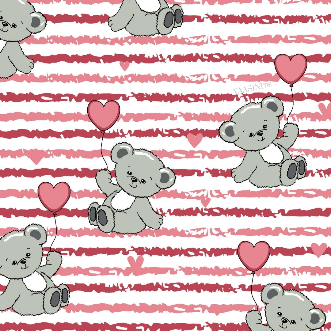 Ditsy Heart Sparkle Dusty Rose Pink Bedsheet