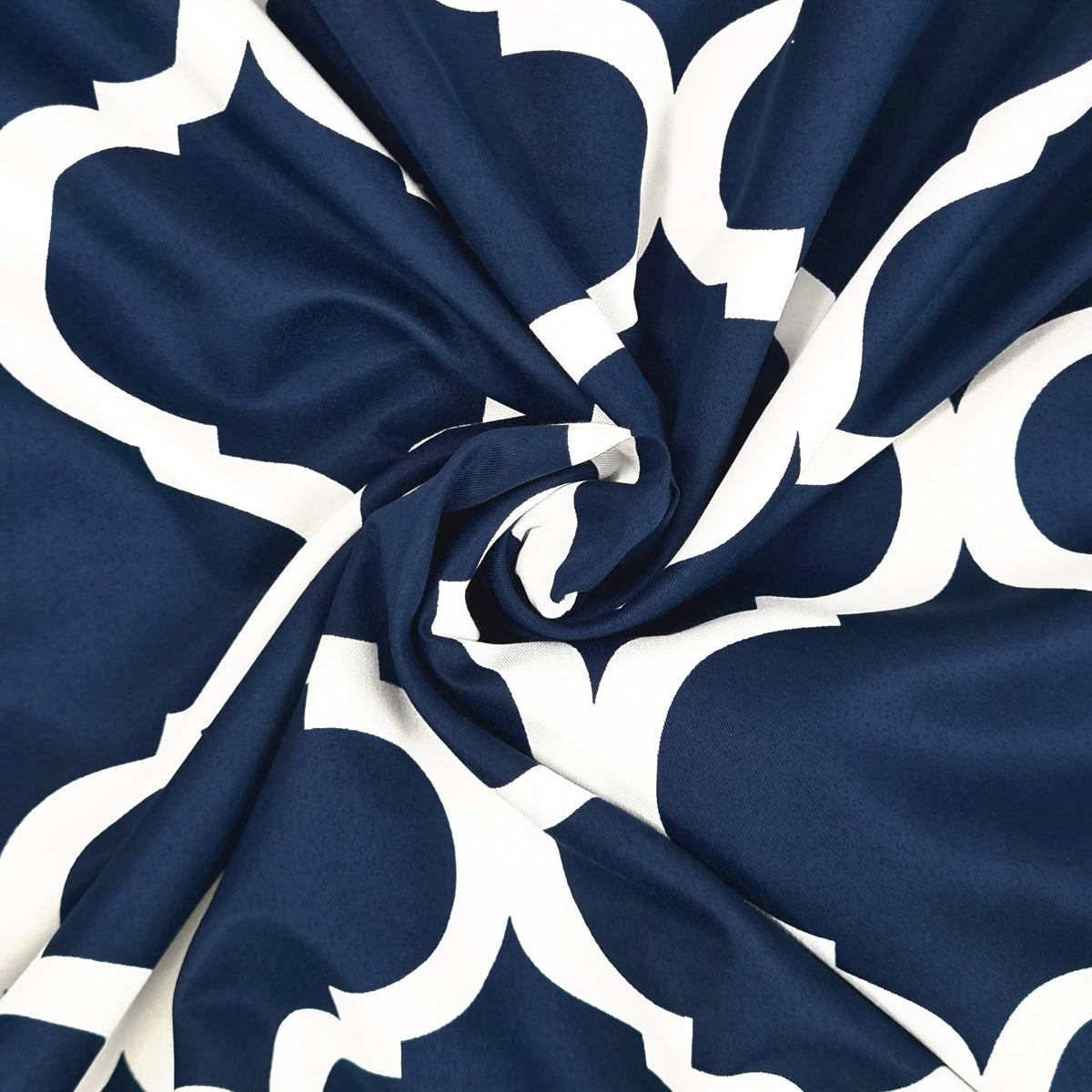 120 GSM Microfiber Single Dohar | Soft & Lightweight Throw Blanket | Cozy & Breathable | All-Season Comfort | 210 x 140 CM | Moroccan Pattern | Deep Blue