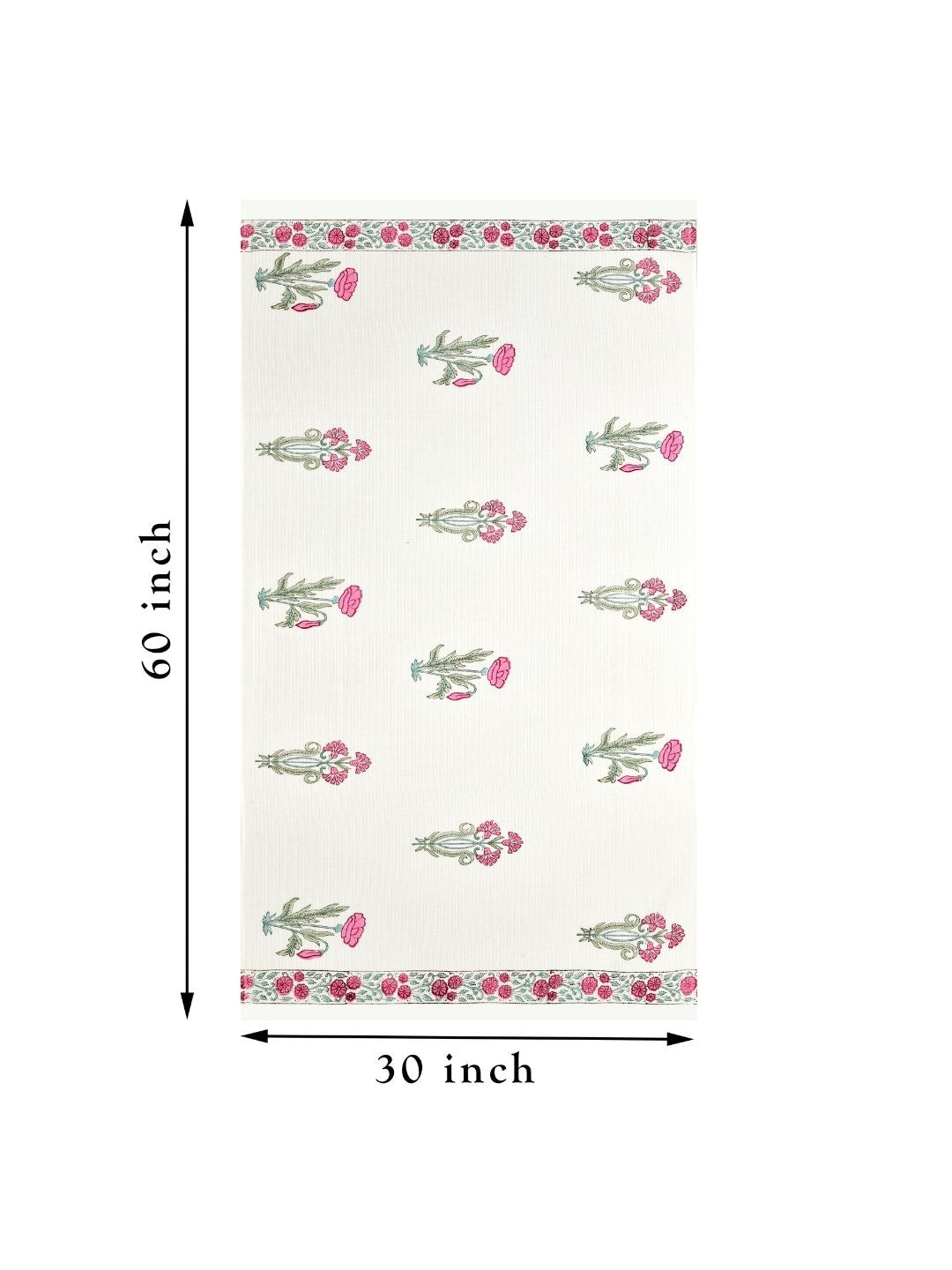 Pink Blossom Waffle Cotton Towel