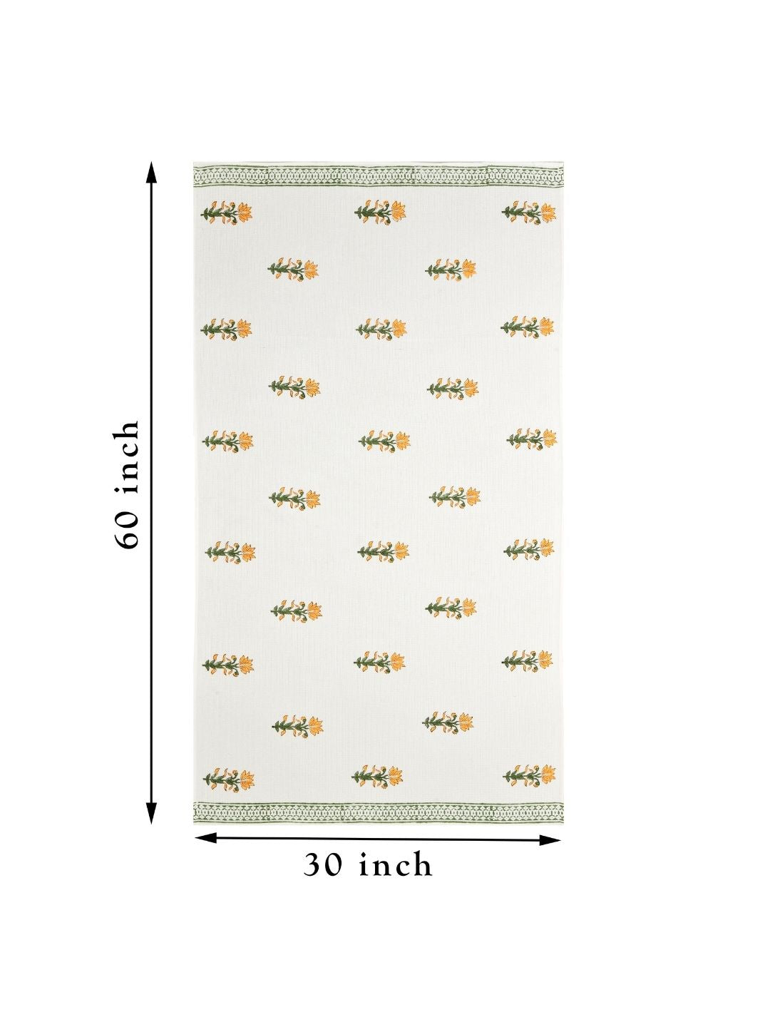 Sunlit Bloom Waffle Cotton Towel