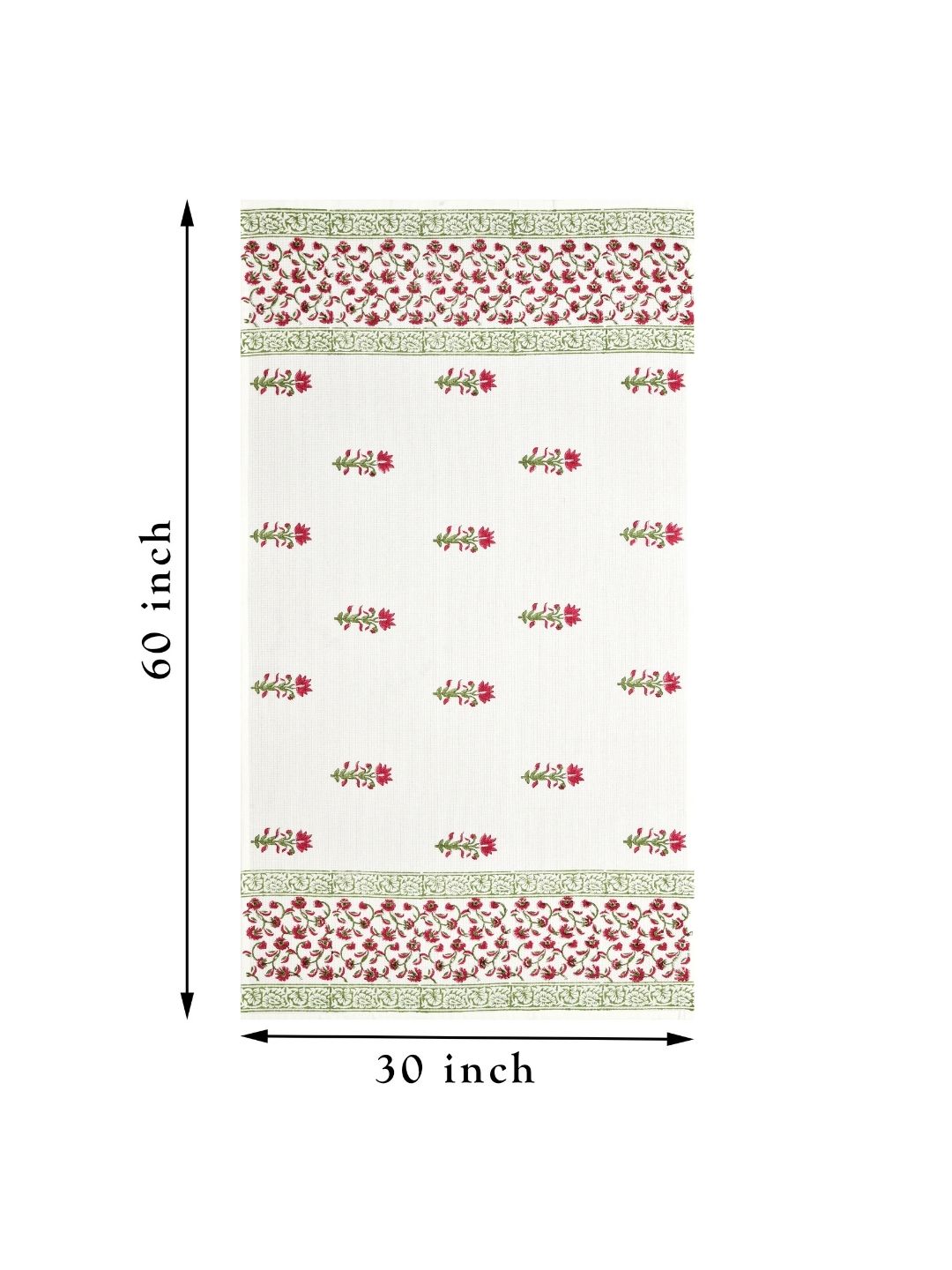Gulmohar Garden Waffle Cotton Towel