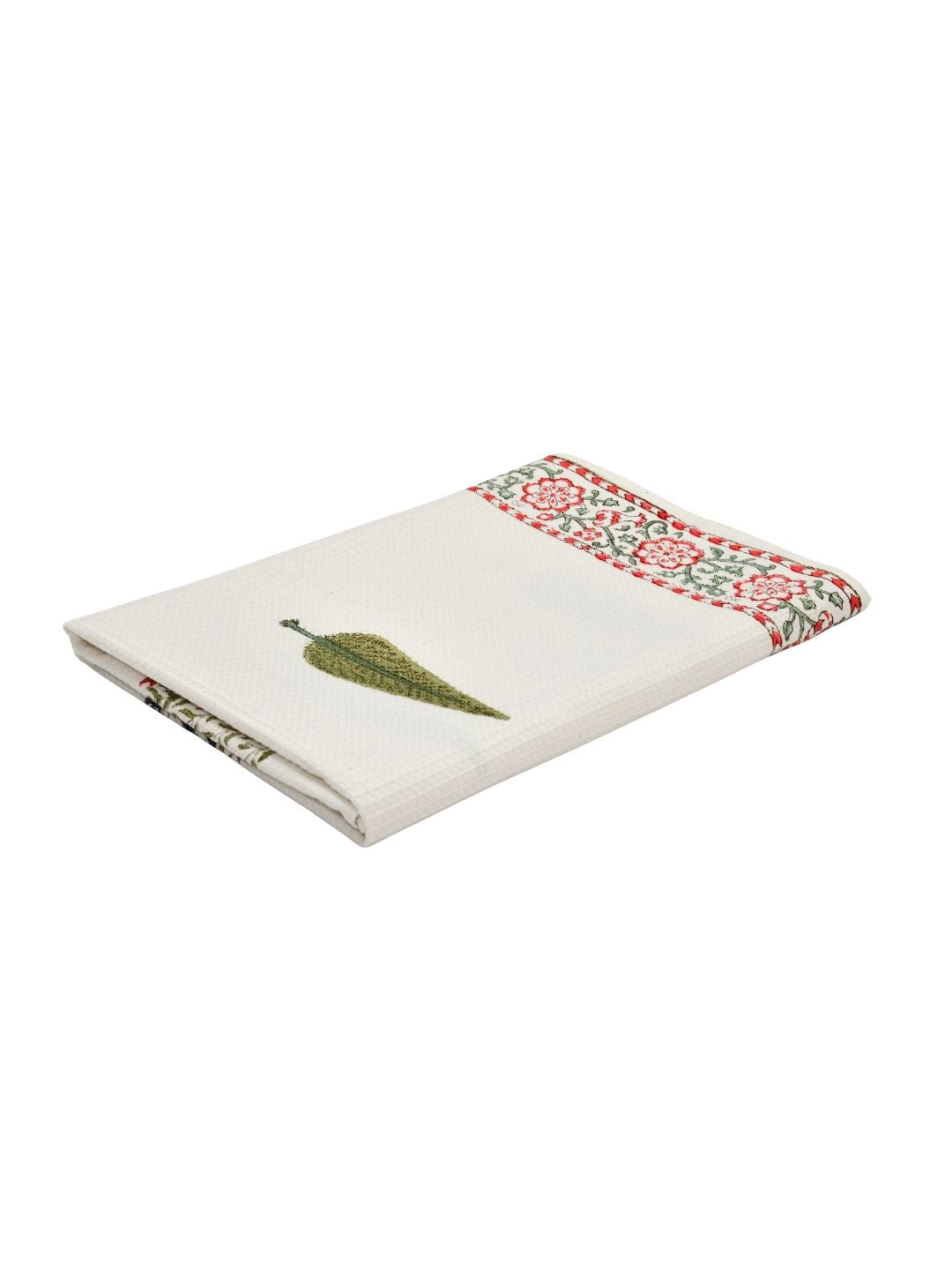 Floral Tree Waffle Cotton Towel
