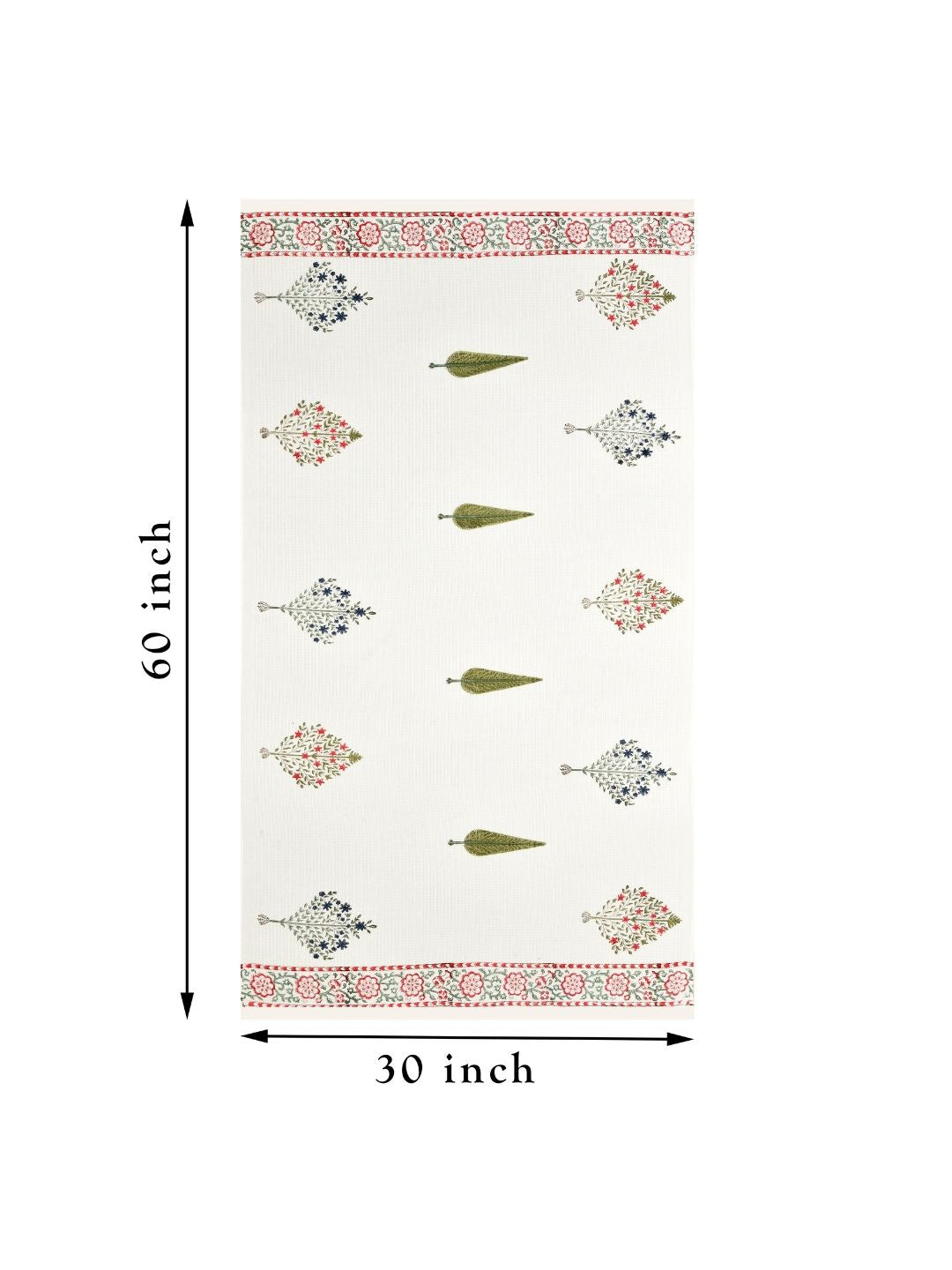Floral Tree Waffle Cotton Towel