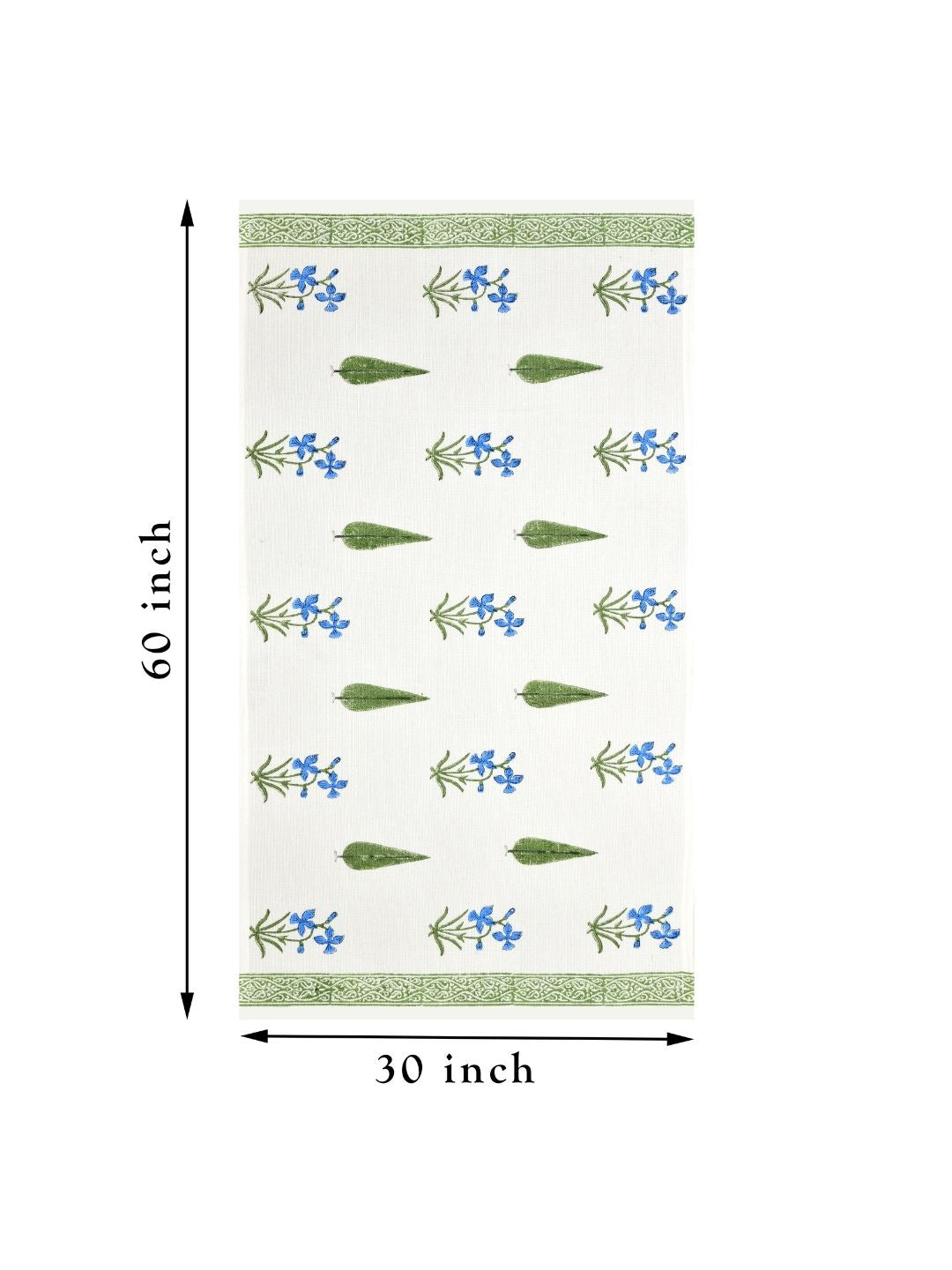 Bluebell Leaf Waffle Cotton Towel
