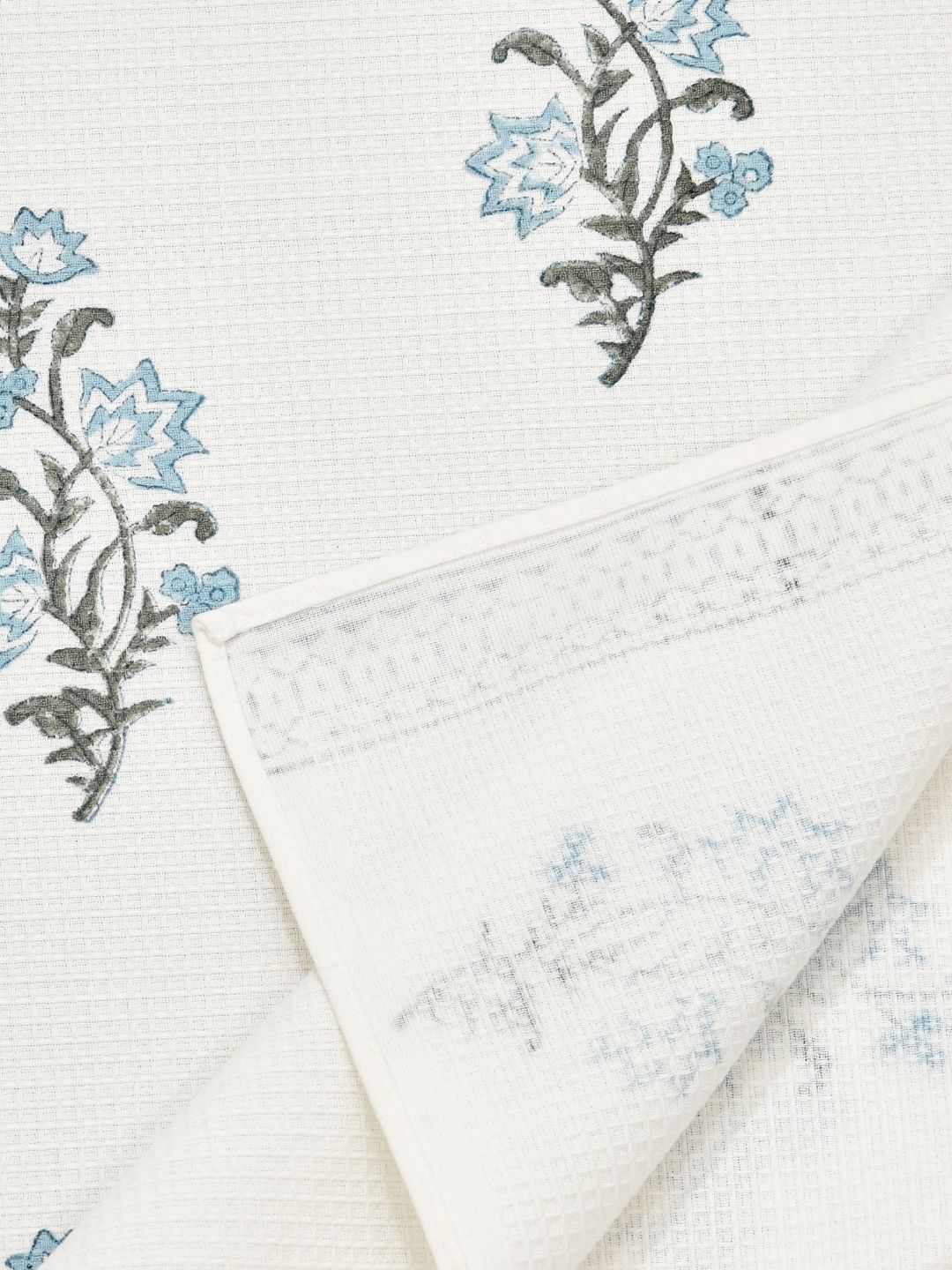Sky Blossom Waffle Cotton Towel