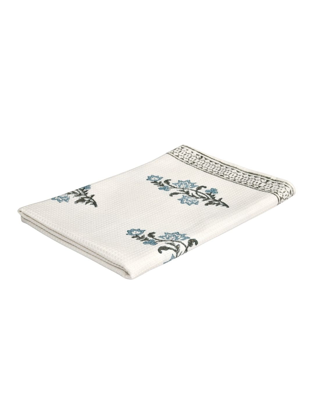 Sky Blossom Waffle Cotton Towel
