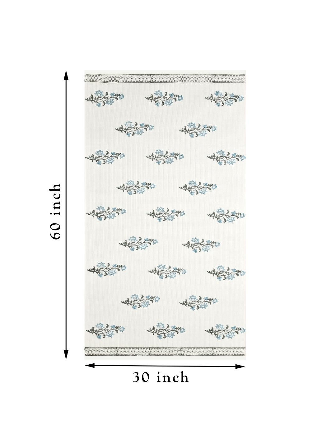 Sky Blossom Waffle Cotton Towel