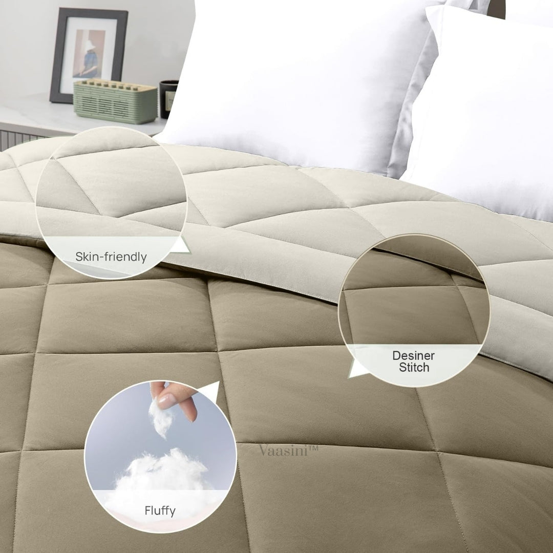 Golden Sand Super Soft Plus Microfiber Comforter
