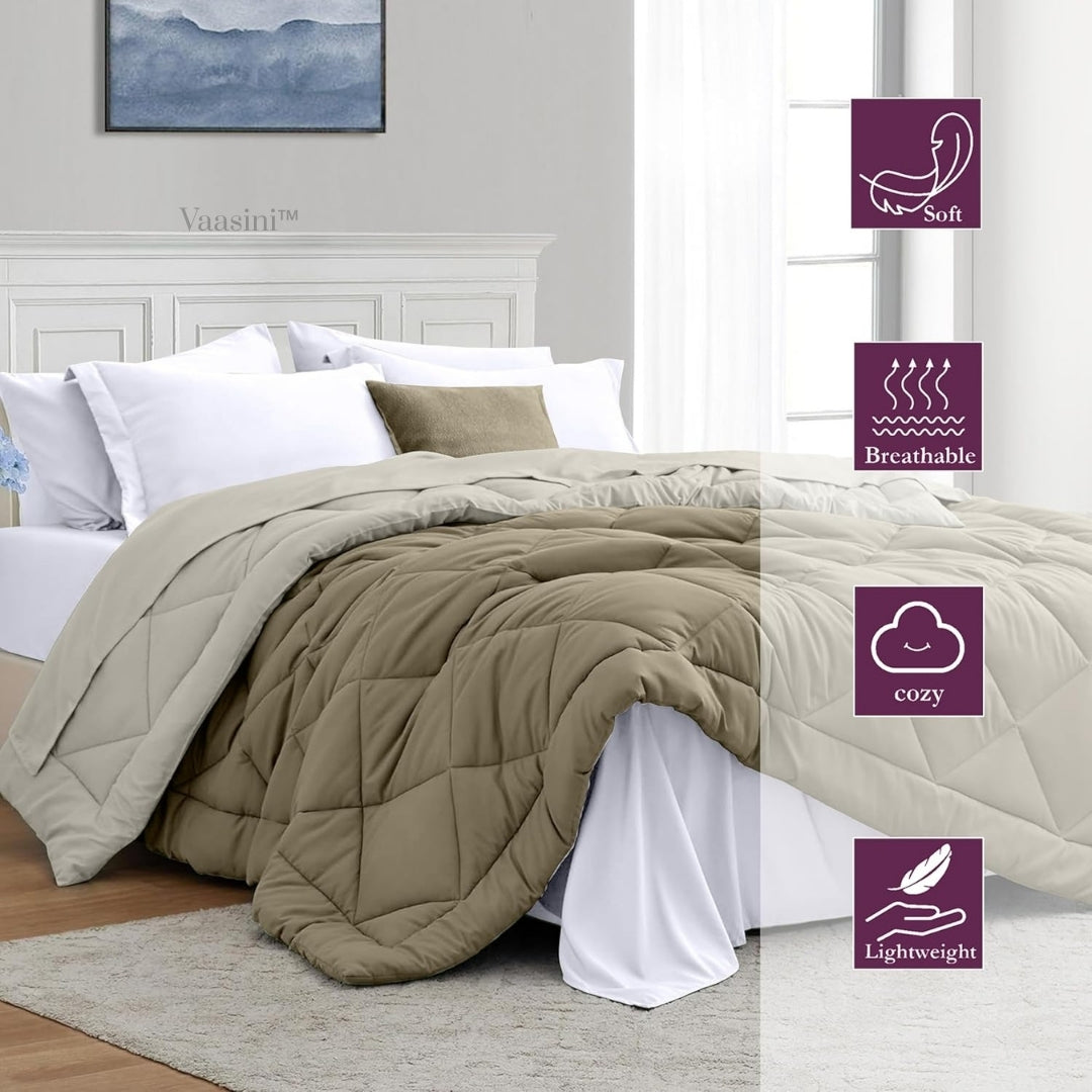 Golden Sand Super Soft Plus Microfiber Comforter