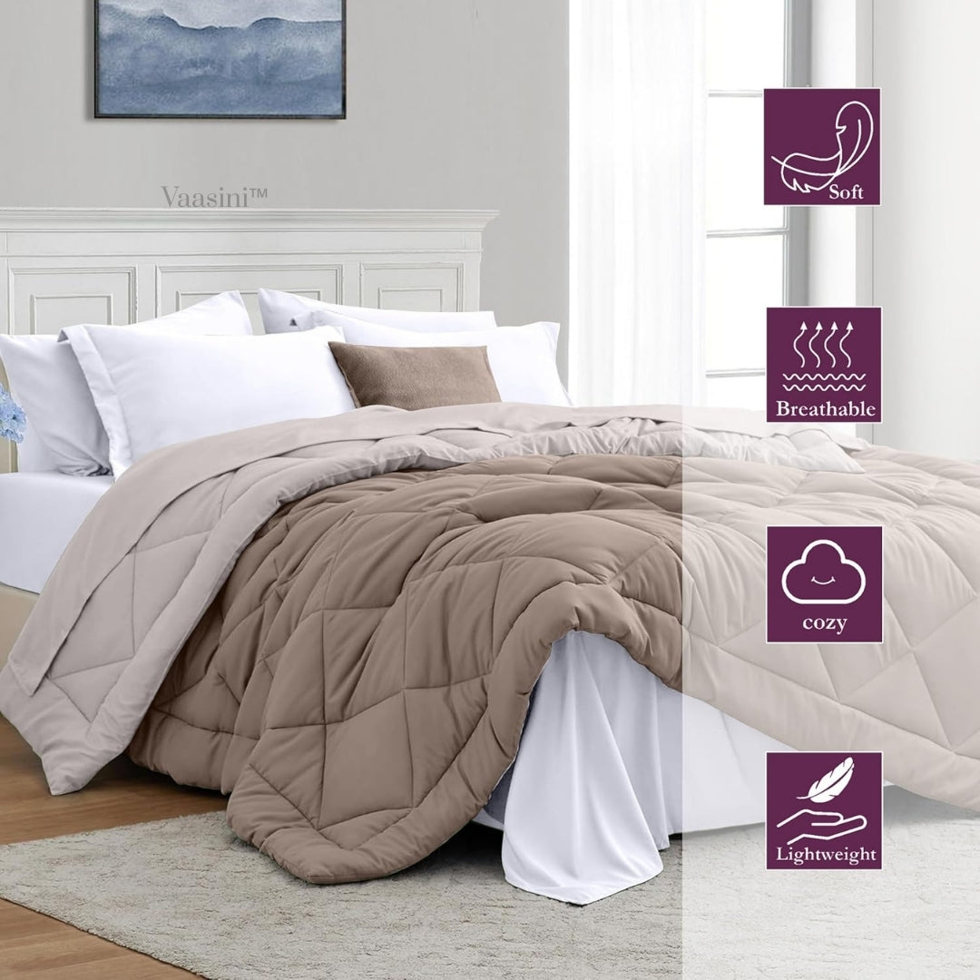 Mocha Cloud Super Soft Plus Microfiber Comforter