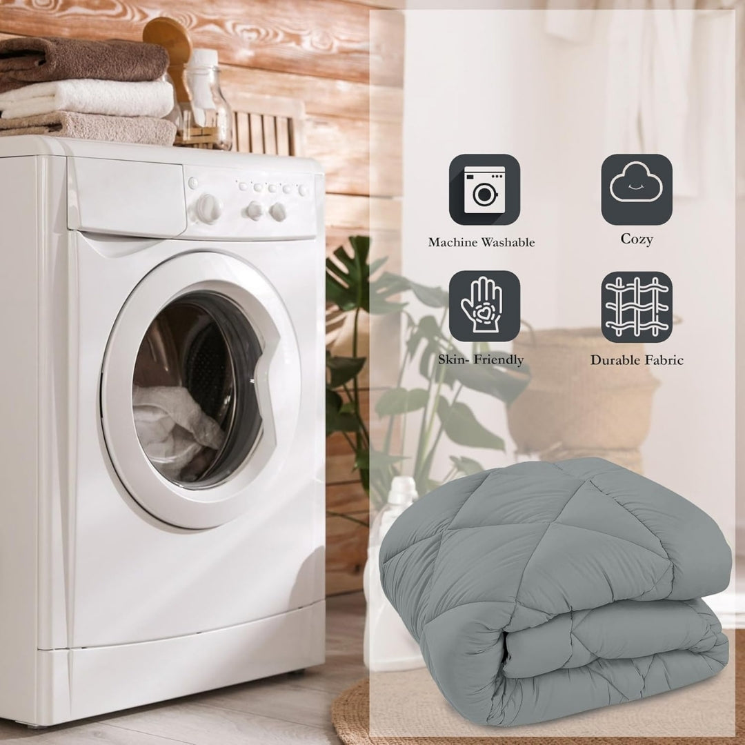 Silver Slate Super Soft Plus Microfiber Comforter