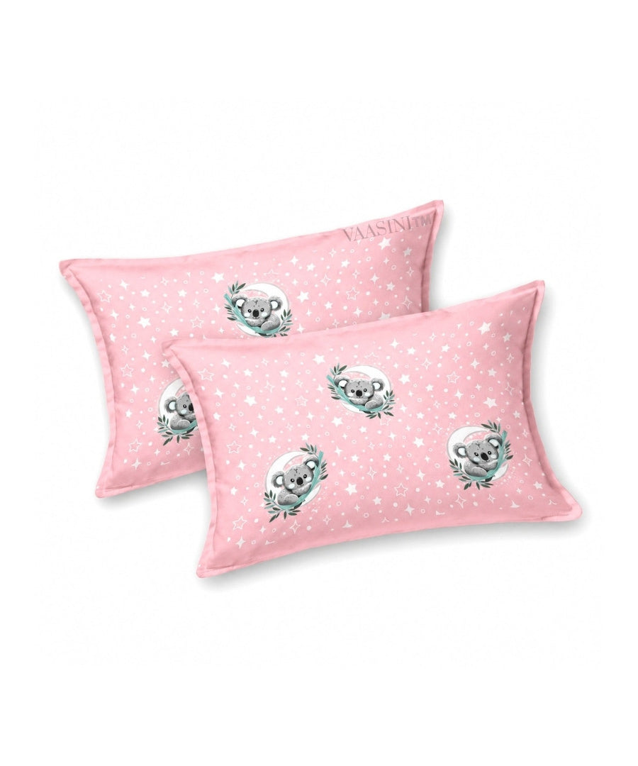 Space Astronaut Blush Pink Kids Bedsheet