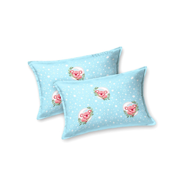 Space Astronaut Sky Blue Kids Bedsheet