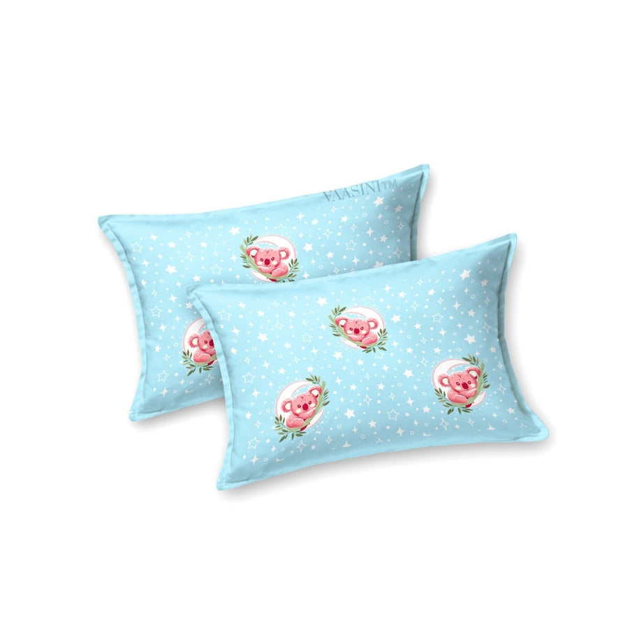 Space Astronaut Sky Blue Kids Bedsheet