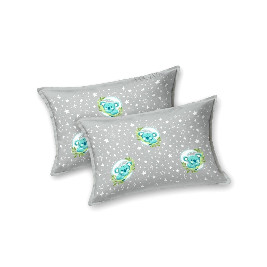 Space Astronaut Pale Grey Kids Bedsheet