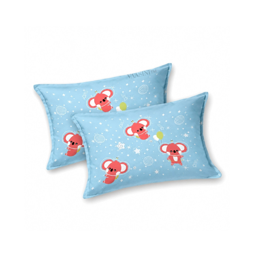Dreamy Crescent Moon Soft Aqua Bedsheet