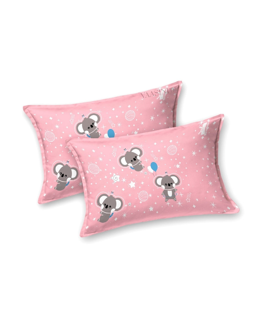 Dreamy Crescent Moon Blush Pink Bedsheet