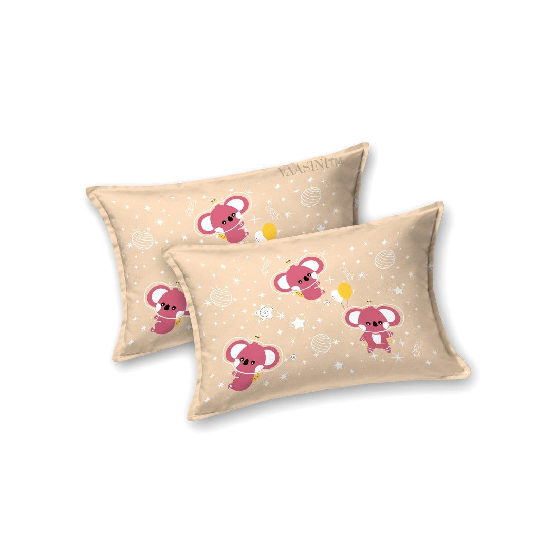 Dreamy Crescent Moon Powder Peach Bedsheet
