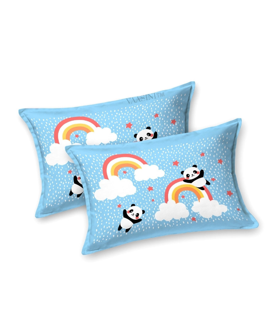 Coquette Bow Ribbon Pastel Blue Bedsheet