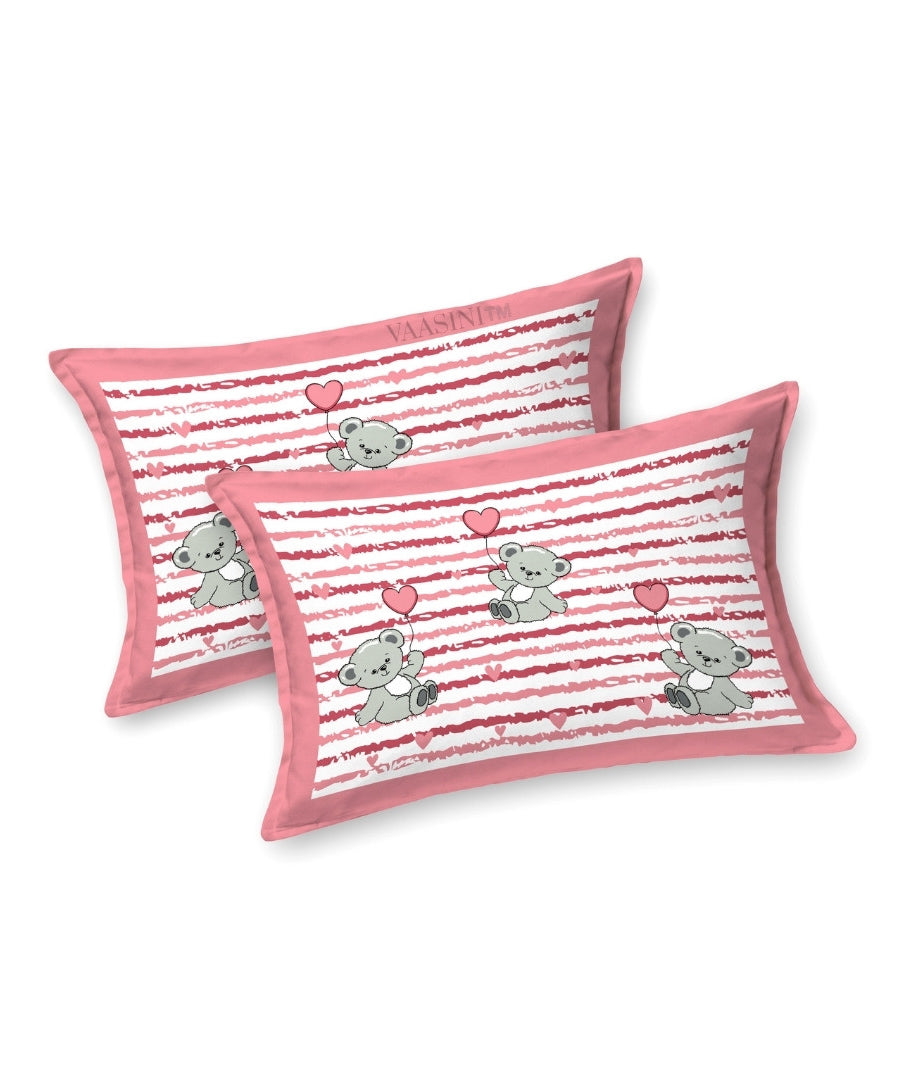 Ditsy Heart Sparkle Dusty Rose Pink Bedsheet