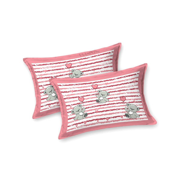 Ditsy Heart Sparkle Dusty Rose Pink Bedsheet