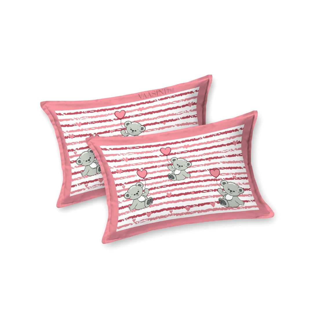 Ditsy Heart Sparkle Dusty Rose Pink Bedsheet