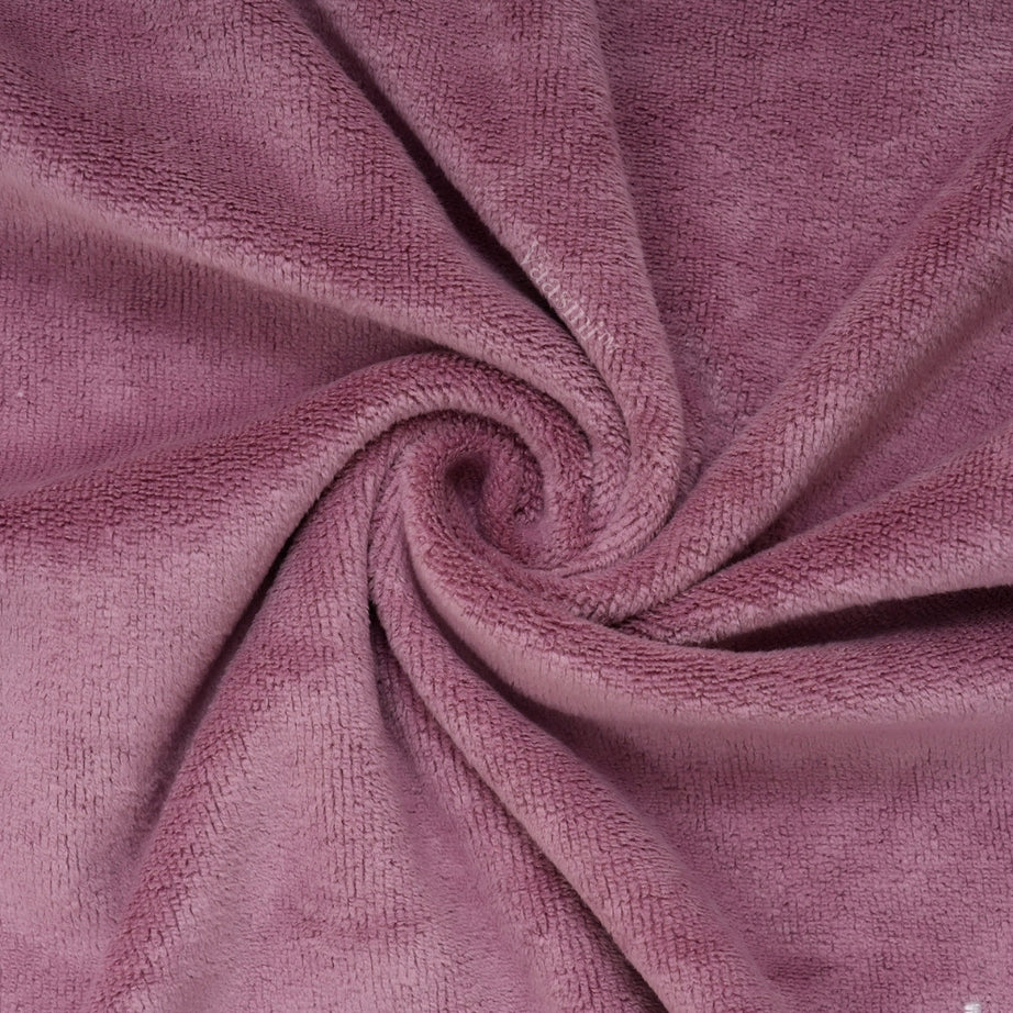 Ultra Soft Lightweight Microfiber Quick Dry Bath & Hand Towel Combo Set – Mauve Pink