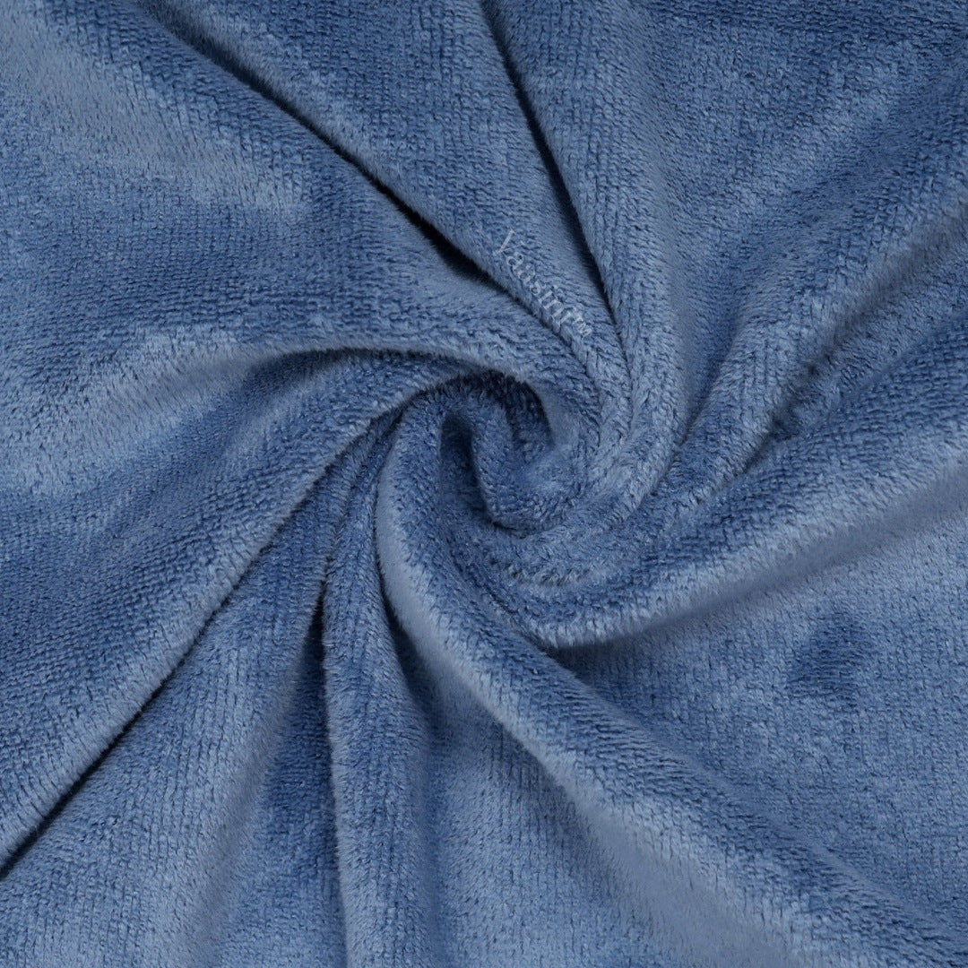 Microfiber Ultra Soft Quick Dry Bath & Hand Towel Combo Set – Denim Blue